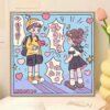 [milk fragrance town] Painting by Numbers