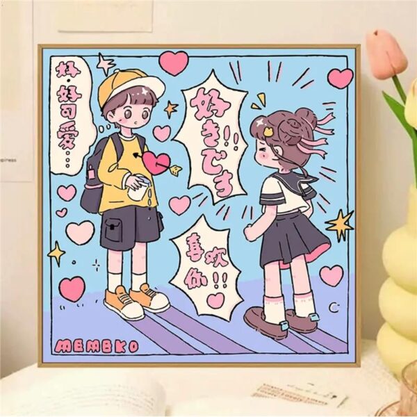 [milk fragrance town] Painting by Numbers