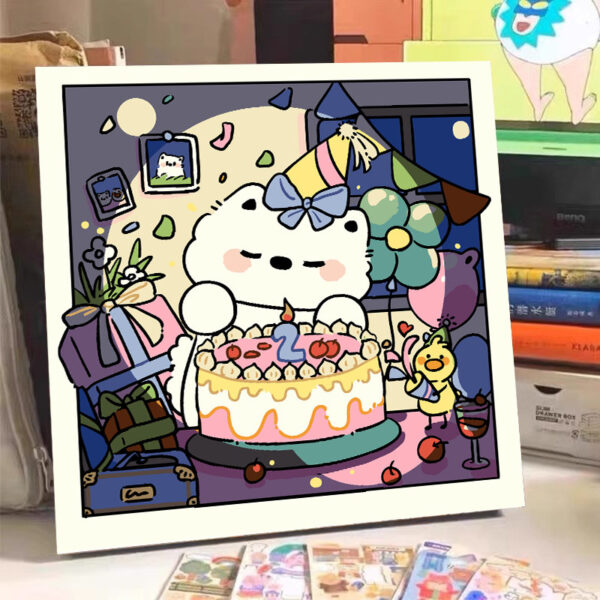 [popcorn baby] Painting by Numbers