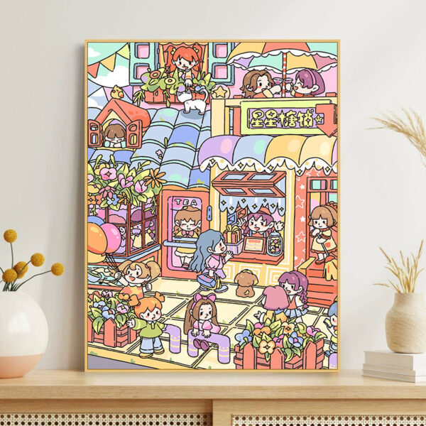 [9th generation backboard] Painting by Nmubers