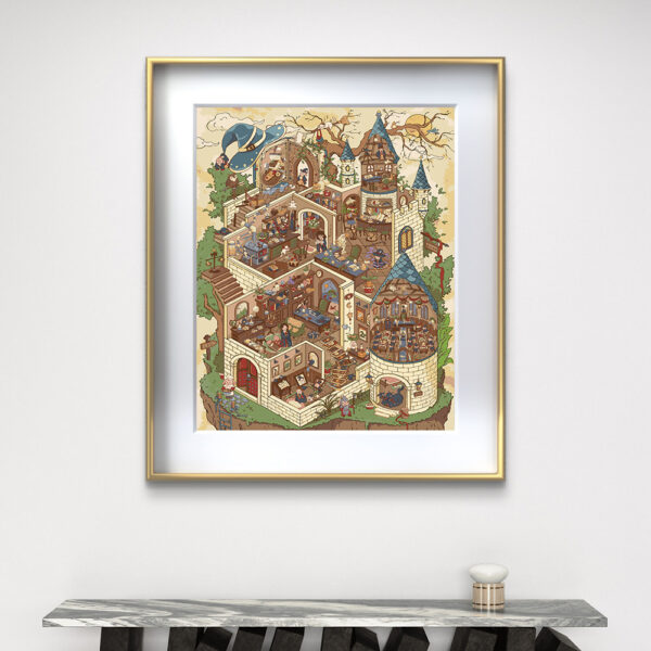 Painting by Numbers -  Healing Department of Slack Illustrator Exclusive Painting