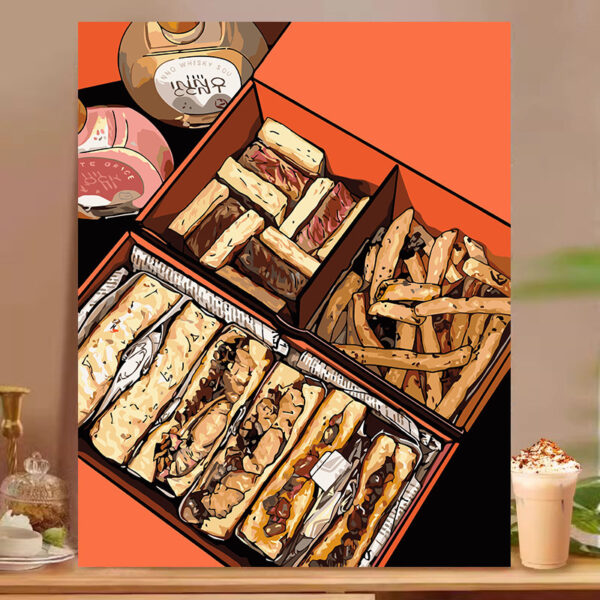 [Food afternoon tea] Painting by Numbers
