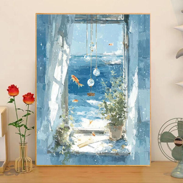 [fish travel window] Painting by Numbers