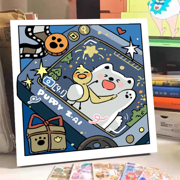 [popcorn baby] Painting by Numbers