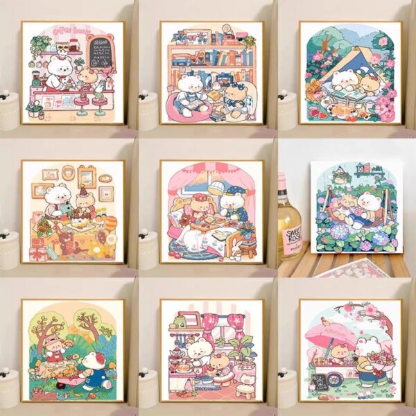 [milk fragrance town] Painting by Numbers