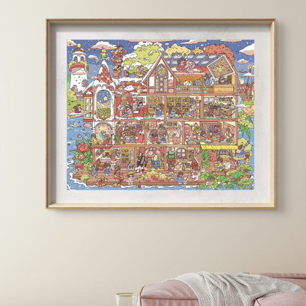 Painting by Numbers -  Healing Department of Slack Illustrator Exclusive Painting