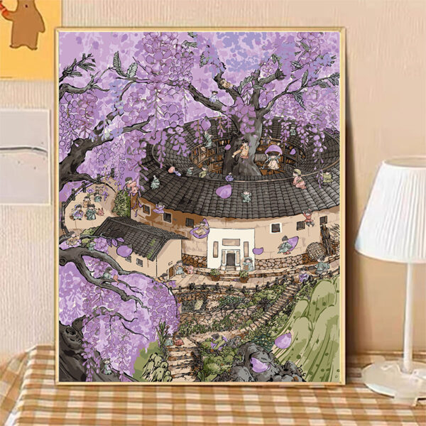 [dunhuang Kweichow Moutai ]Painting by Numbers