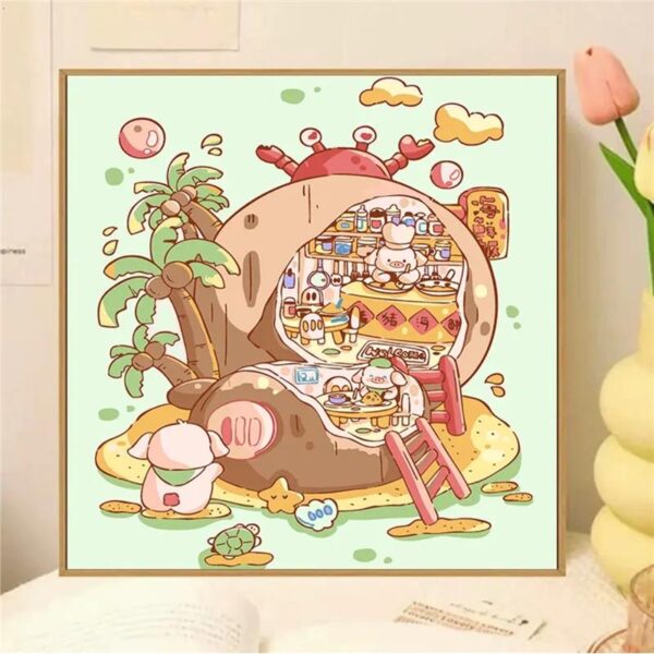 [milk fragrance town] Painting by Numbers