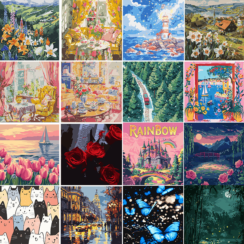 [landscape series] Painting by Numbers