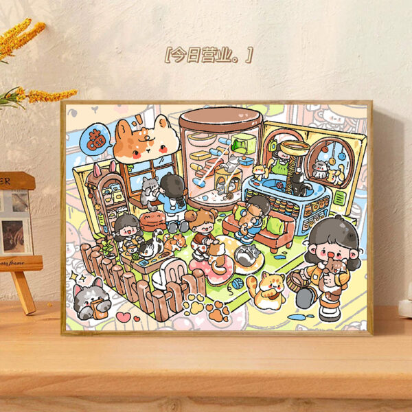 [dunhuang Kweichow Moutai ]Painting by Numbers