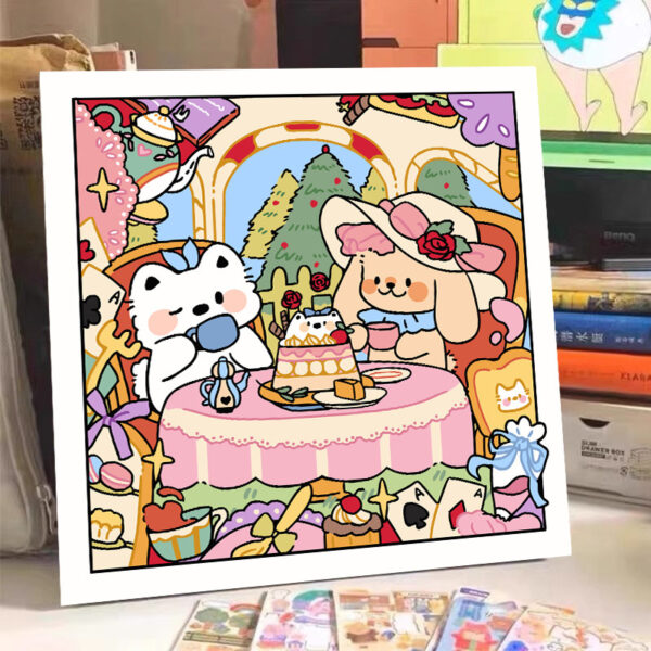 [baby Alice in Wonderland] Painting by Numbers
