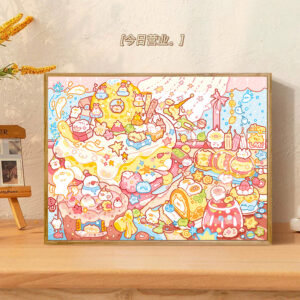 [cream star dream] Painting by Numbers
