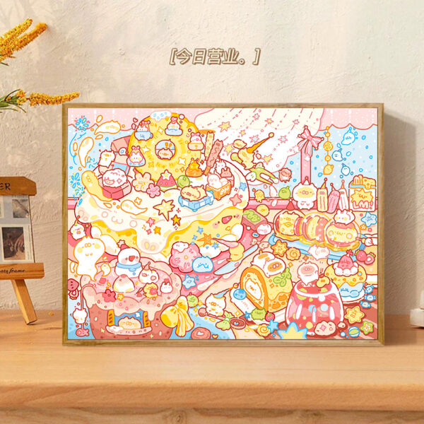 [cream star dream] Painting by Numbers