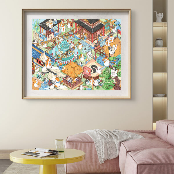 Painting by Numbers -  Healing Department of Slack Illustrator Exclusive Painting