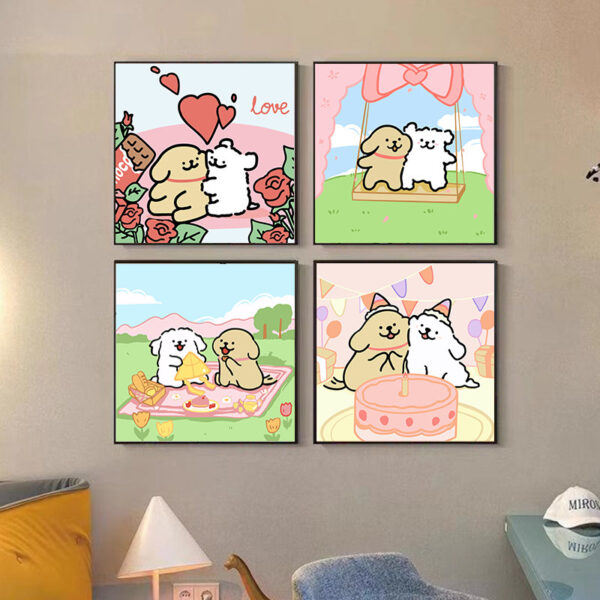 [Line puppy] Painting by Numbers