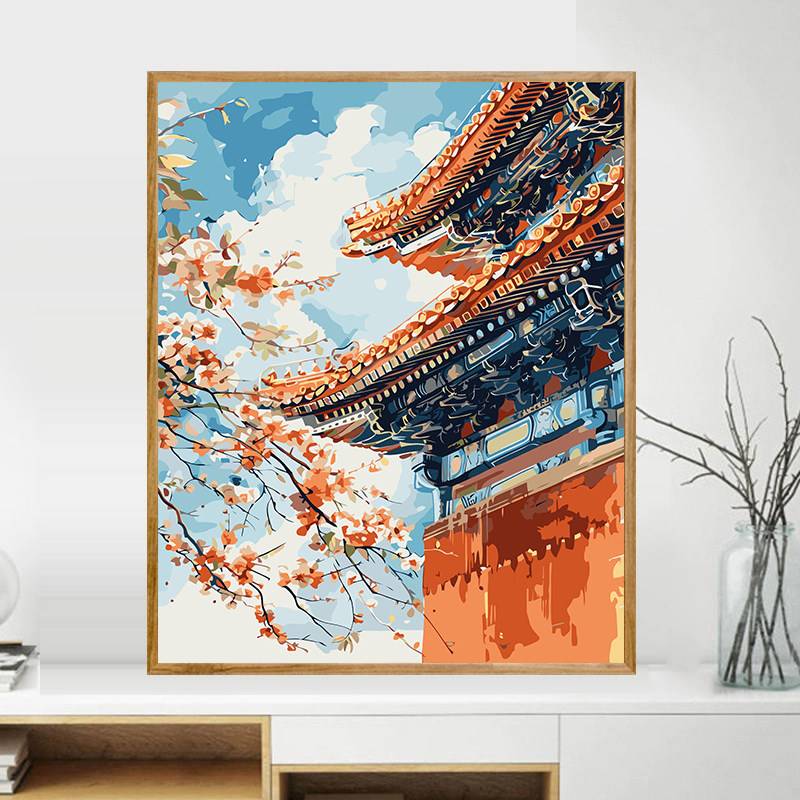 [Antique architecture] Painting by Numbers