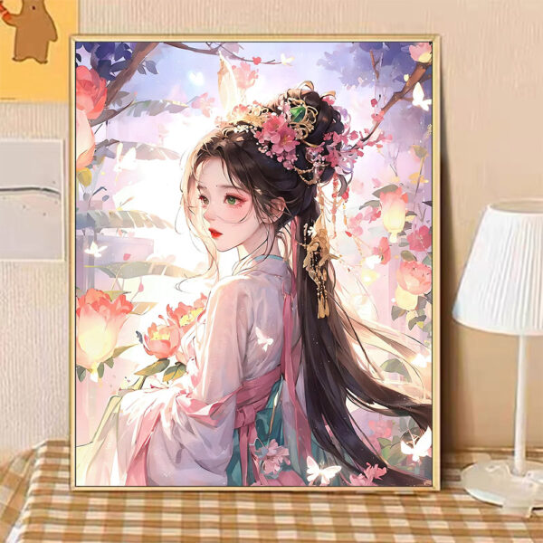 [Antique girl] Painting by Numbers