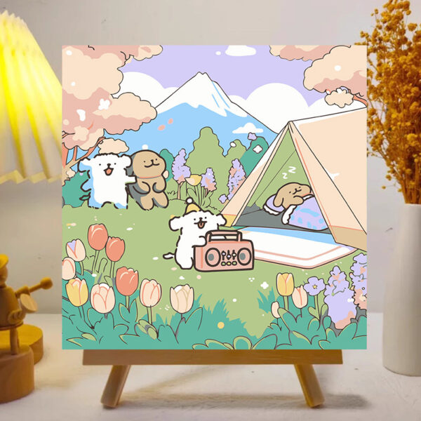 [Line puppy] Painting by Numbers