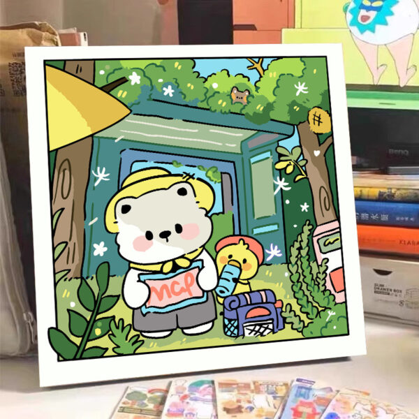 [popcorn baby] Painting by Numbers