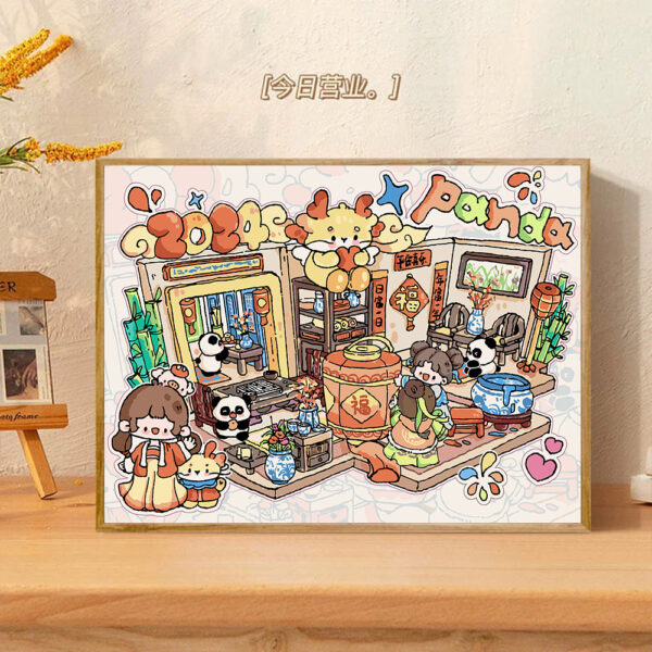 [dunhuang Kweichow Moutai ]Painting by Numbers