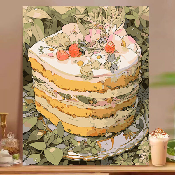 [Food afternoon tea] Painting by Numbers