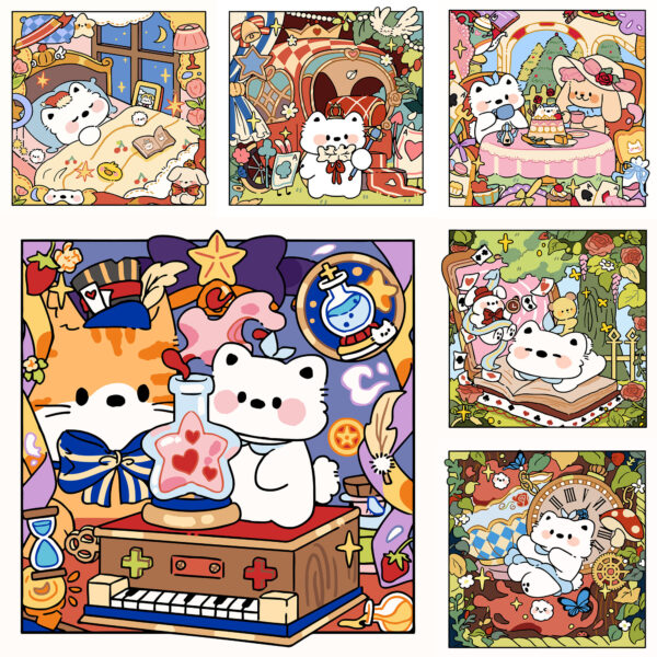 [popcorn baby] Painting by Numbers