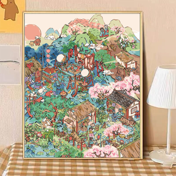 [secret city high restoration] Painting by Numbers
