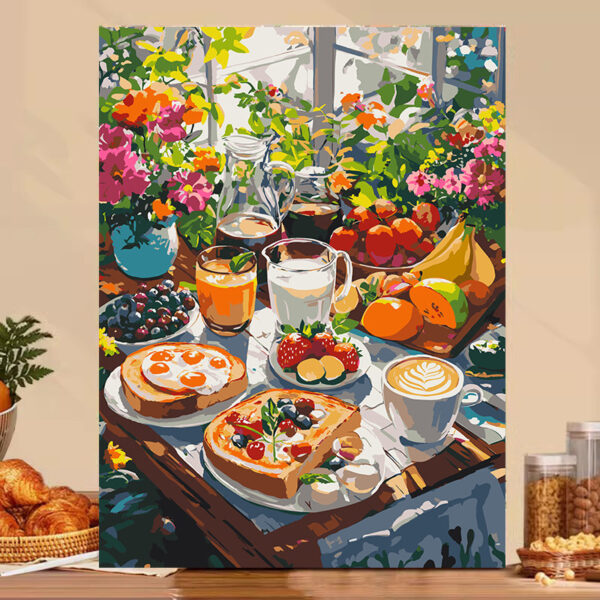 [Food afternoon tea] Painting by Numbers