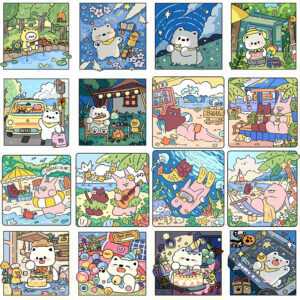[popcorn baby] Painting by Numbers