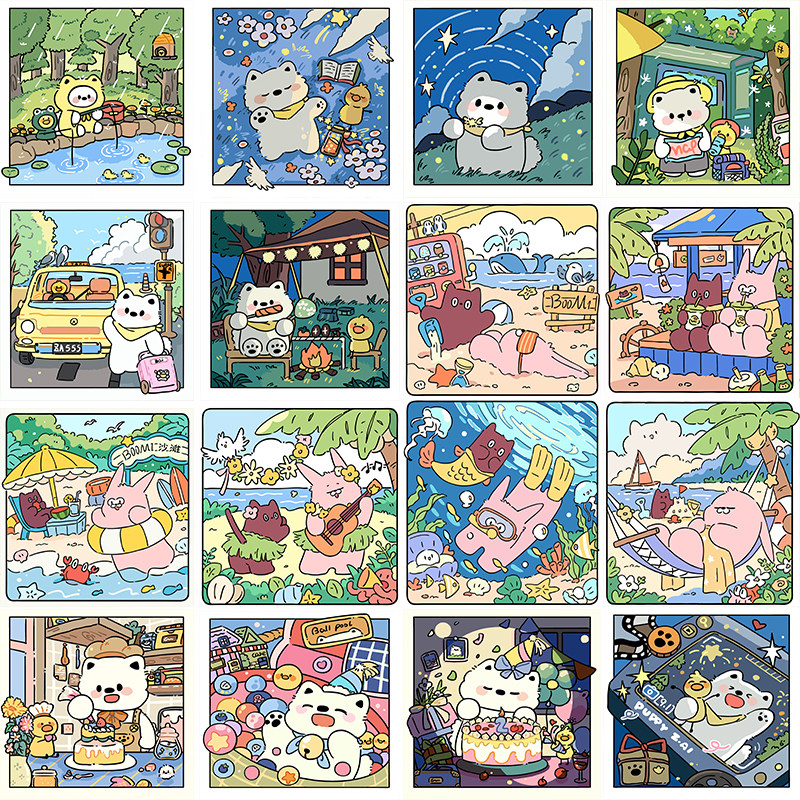 [popcorn baby] Painting by Numbers