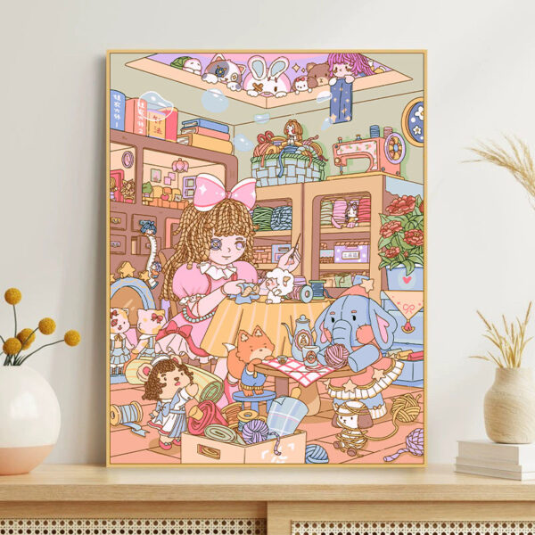 [9th generation backboard] Painting by Nmubers