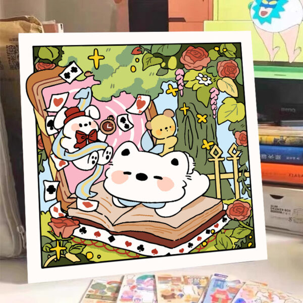 [baby Alice in Wonderland] Painting by Numbers