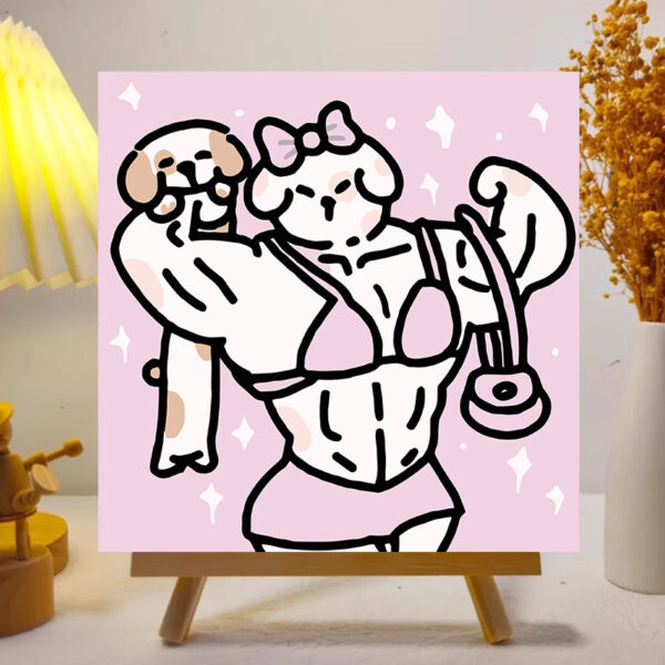 [Line puppy] Painting by Numbers