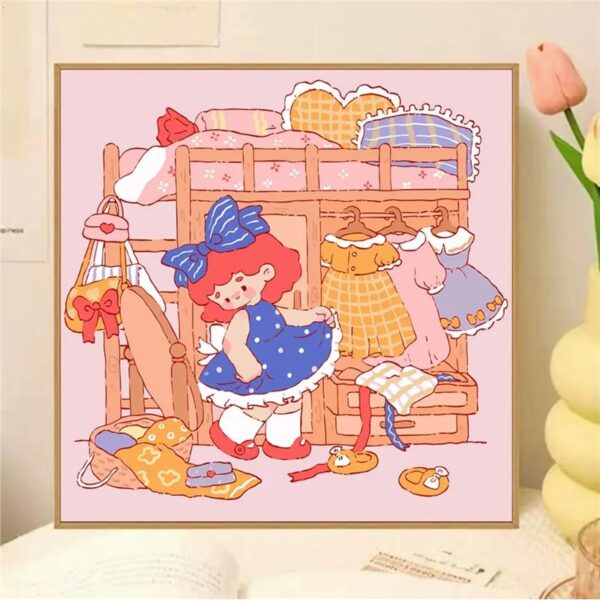 [milk fragrance town] Painting by Numbers